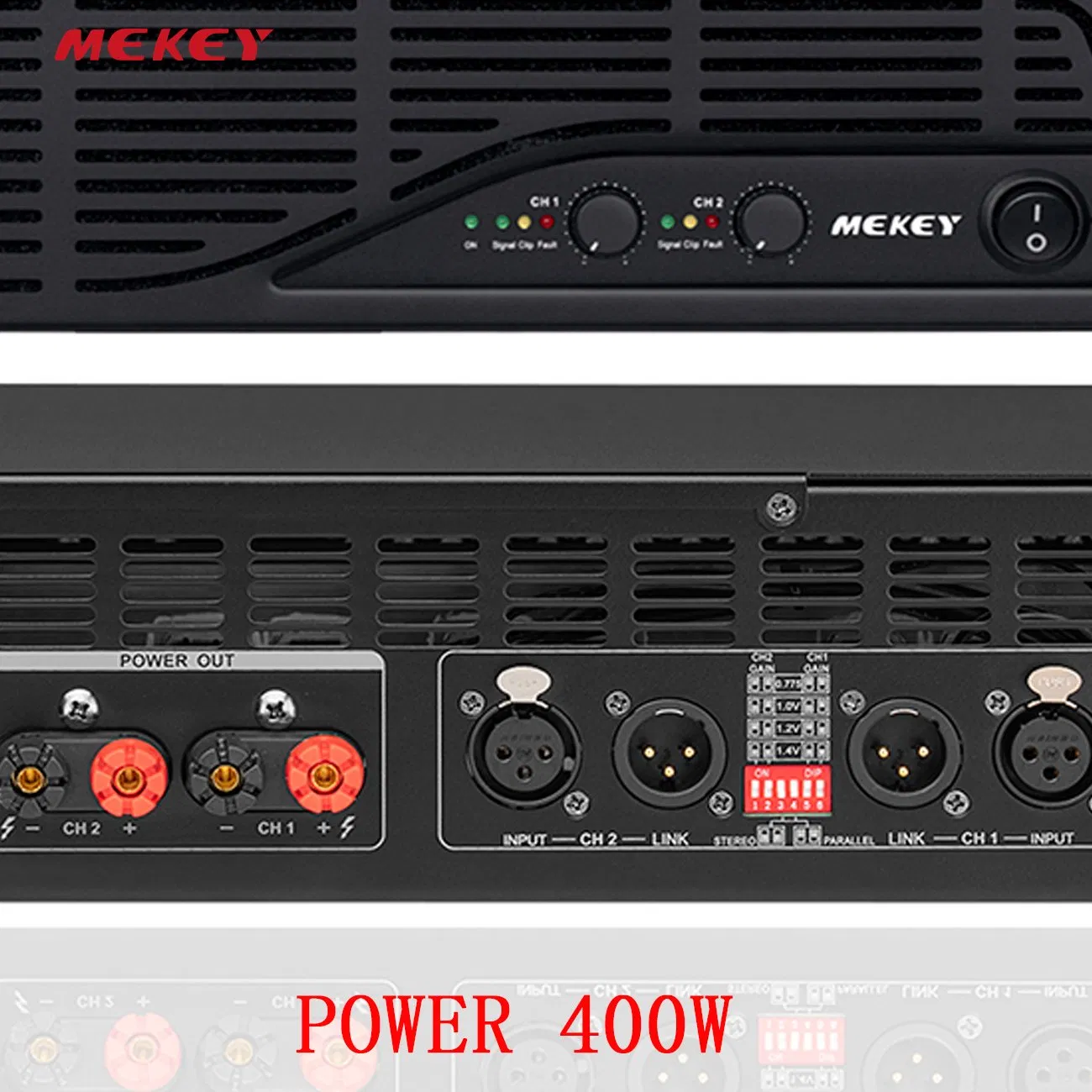 Профессиональный усилитель мощности Mekey MP-2604, 2 канала