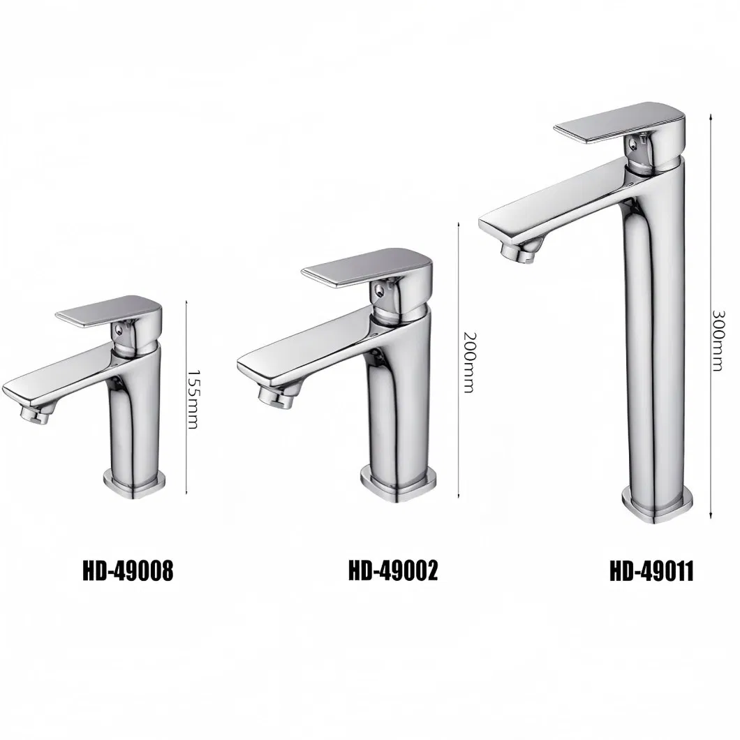 Смеситель для раковины Huadiao, однорычажный, хром