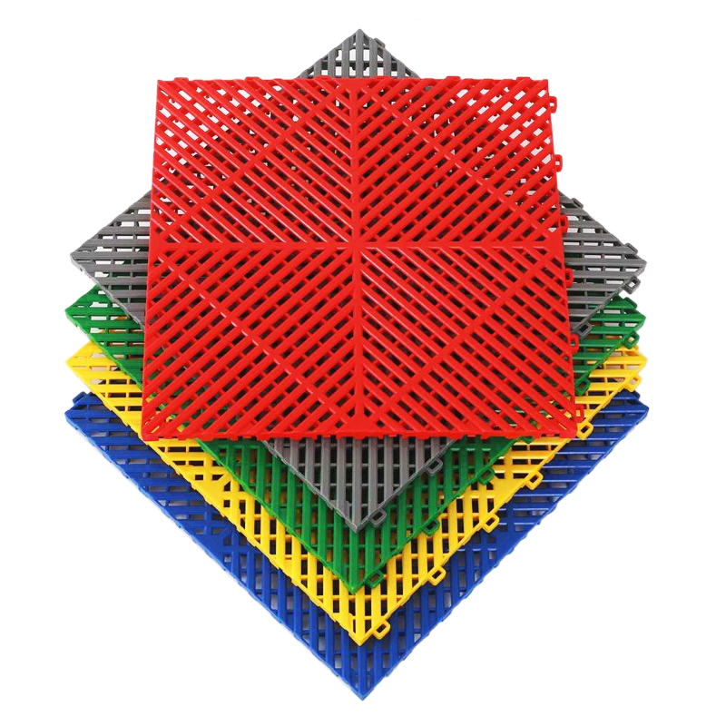 Protective Garage Floor Mats Chemical Resistant Waterproof Modular Flooring Panels