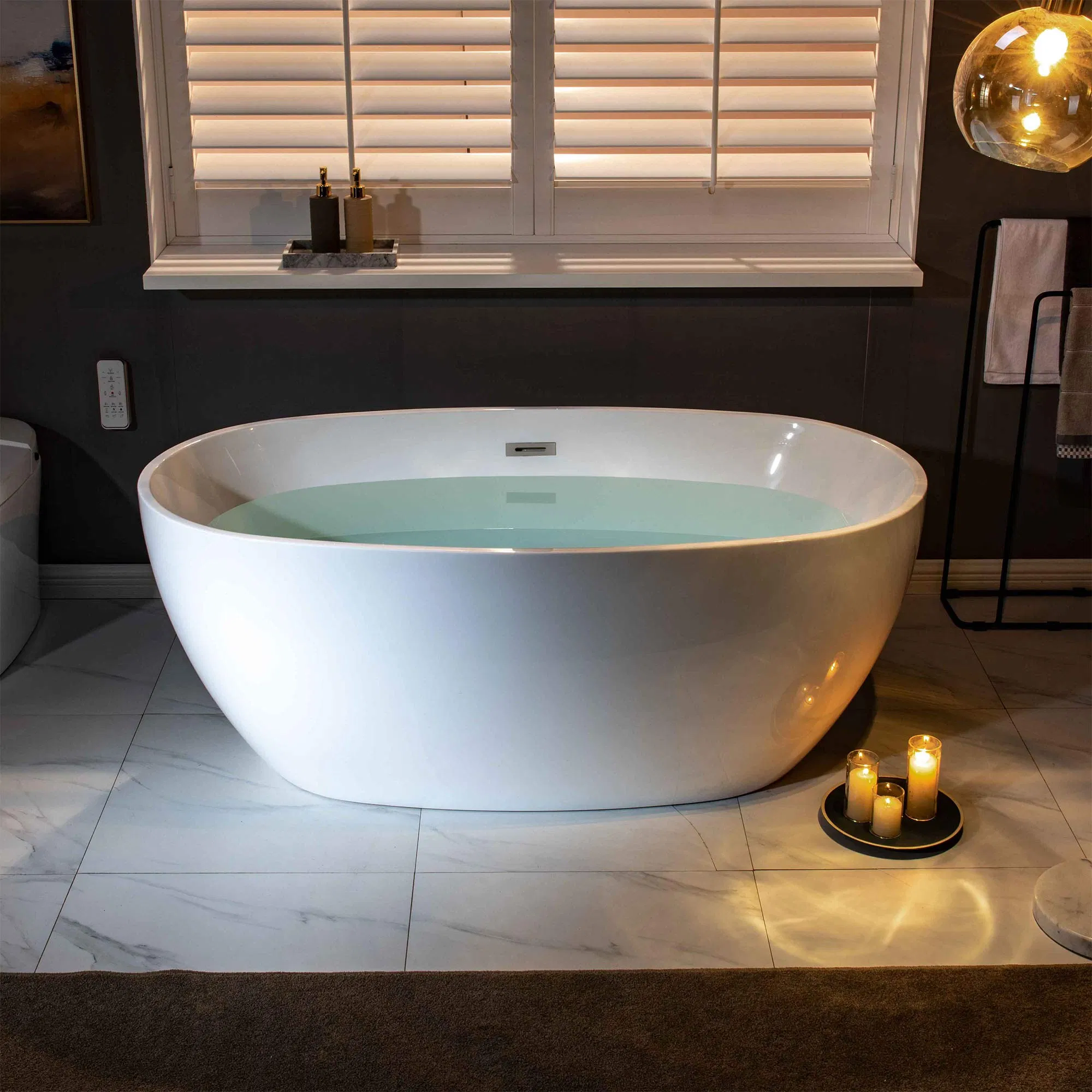 High Quality 67" X 30" Acrylic Bad Free Standing Soaking Acrylic Bathtubs Bath Tub