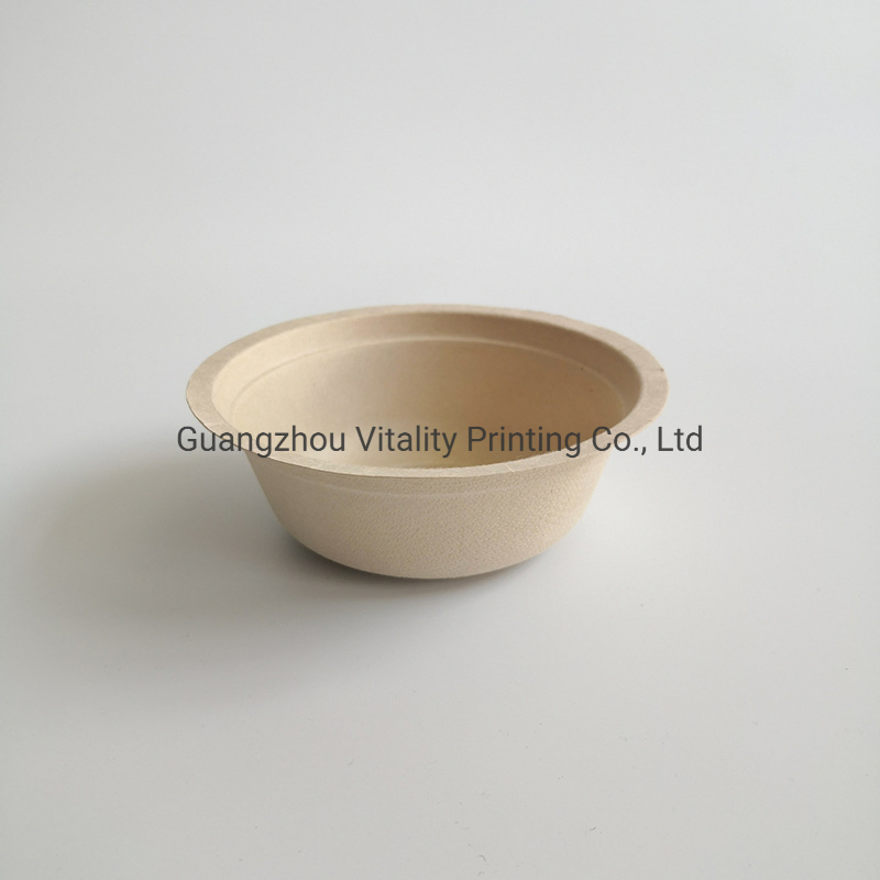 Cheap Disposable Eco-Friendly Biodegradable Sugarcane Bagasse Bowls Salad Bowl Round Soup Takeaway Bowl 350ml 850ml