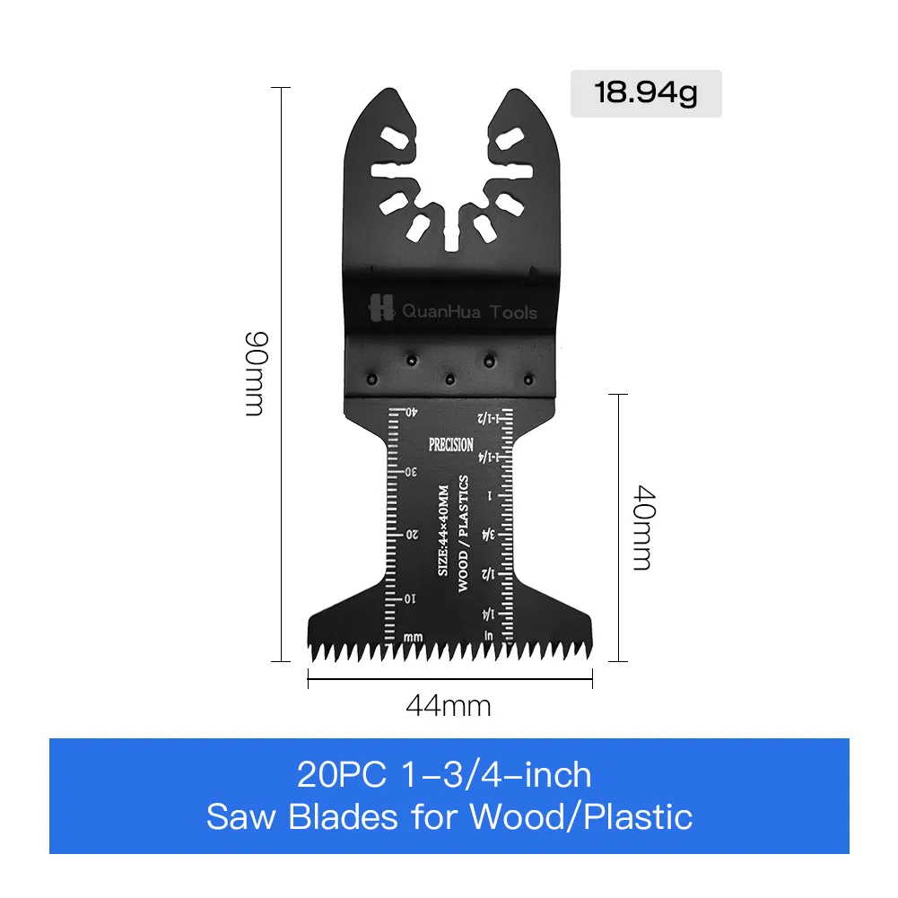 Набор осцилляционных пильных полотен, 20 шт.