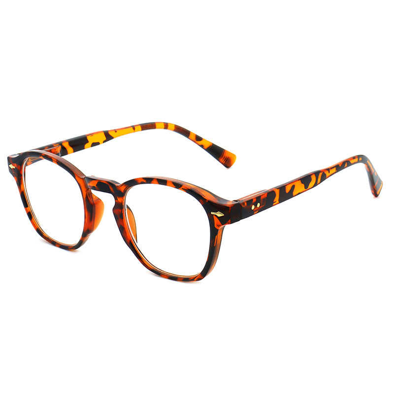 Quality Anti Blue Italy Design Eyewear Frame Round Cheap Reading Glasses with Spring Hinge