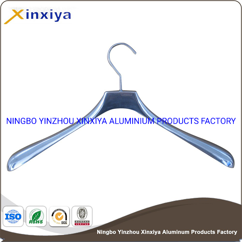Metal Aluminum Clothes Rack Hanger Silver Color Finished Collection