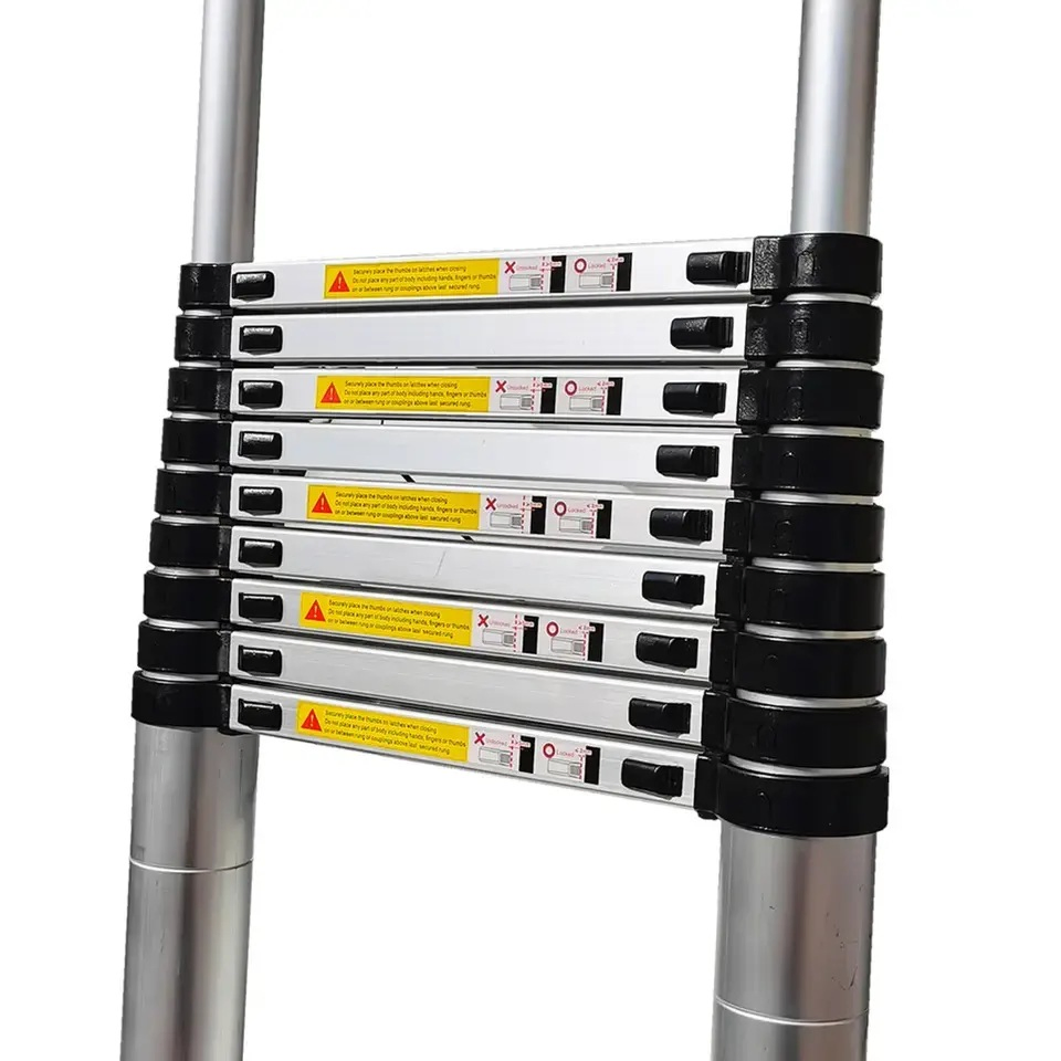 Aluminum Telescopic Extendable Ladder for Length 2.7-6.3m
