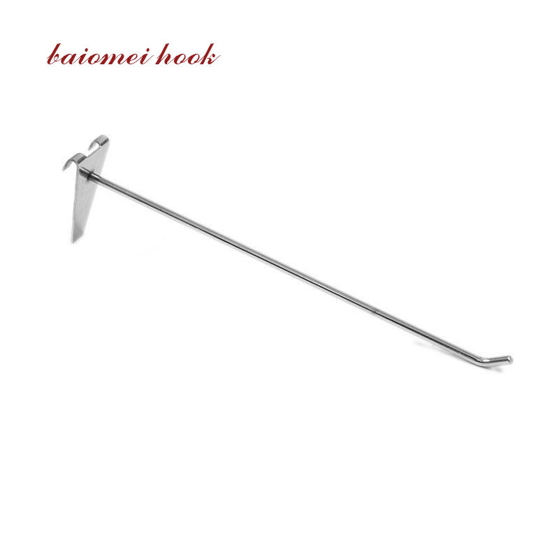 Shop Metal Chrome Grid Wall Hook Display Single Wire Hanging Meshwall Hook