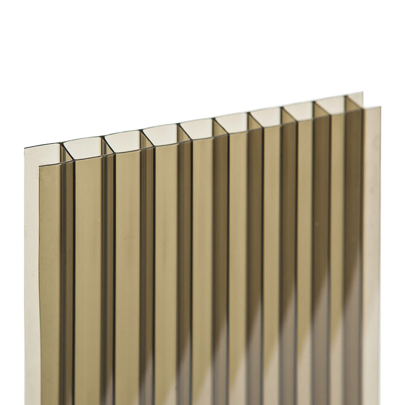 Orange 4mm/6mm/8mm/10mm Twin-Wall Frosted Polycarbonate Sheet