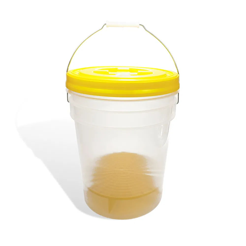 Fishing Barrel Car Cleaning 5 Gallon PP Bucket Insert Grit Filter with Gamma Lid