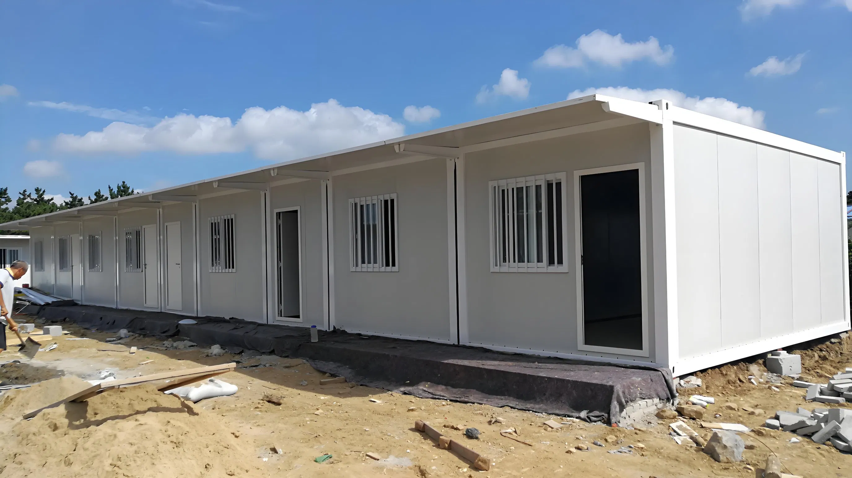 Prefabricated/Prefab Flat Pack Good Price Foldable Mobile Portable Expandable Luxury Shipping Container House for Single Apartment Steel Home
