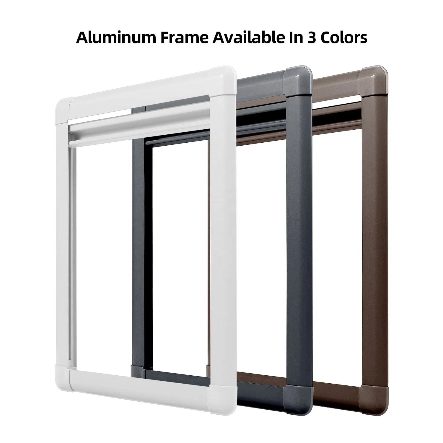 Cordless Cellular Shades Interior Inside Open Built -in Window Honeycomb Spring Blinds with Frame for French Door