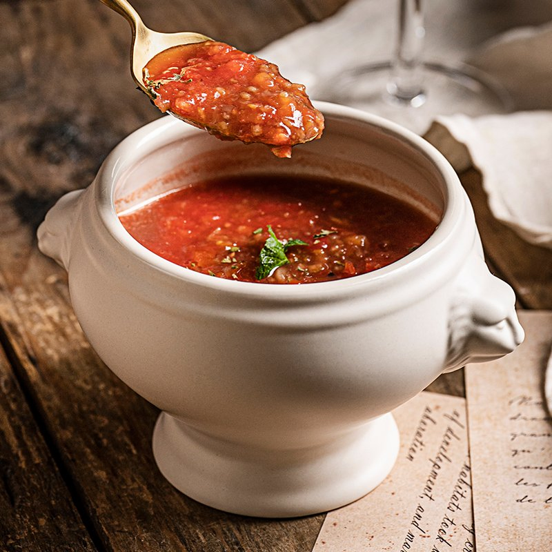 Black European Lion Head Ceramic Soup Bowl Creative Nordic Ceramic Bowl