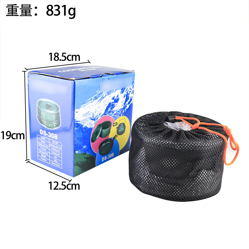 Customized Outdoor Aluminum Pot High-Quality Oxidation Camping Set Pot