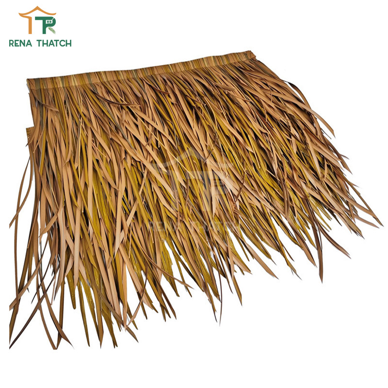 Waterproof Plastic Thatch Roof Synthetic Artificial Straw for Tropical Area Use