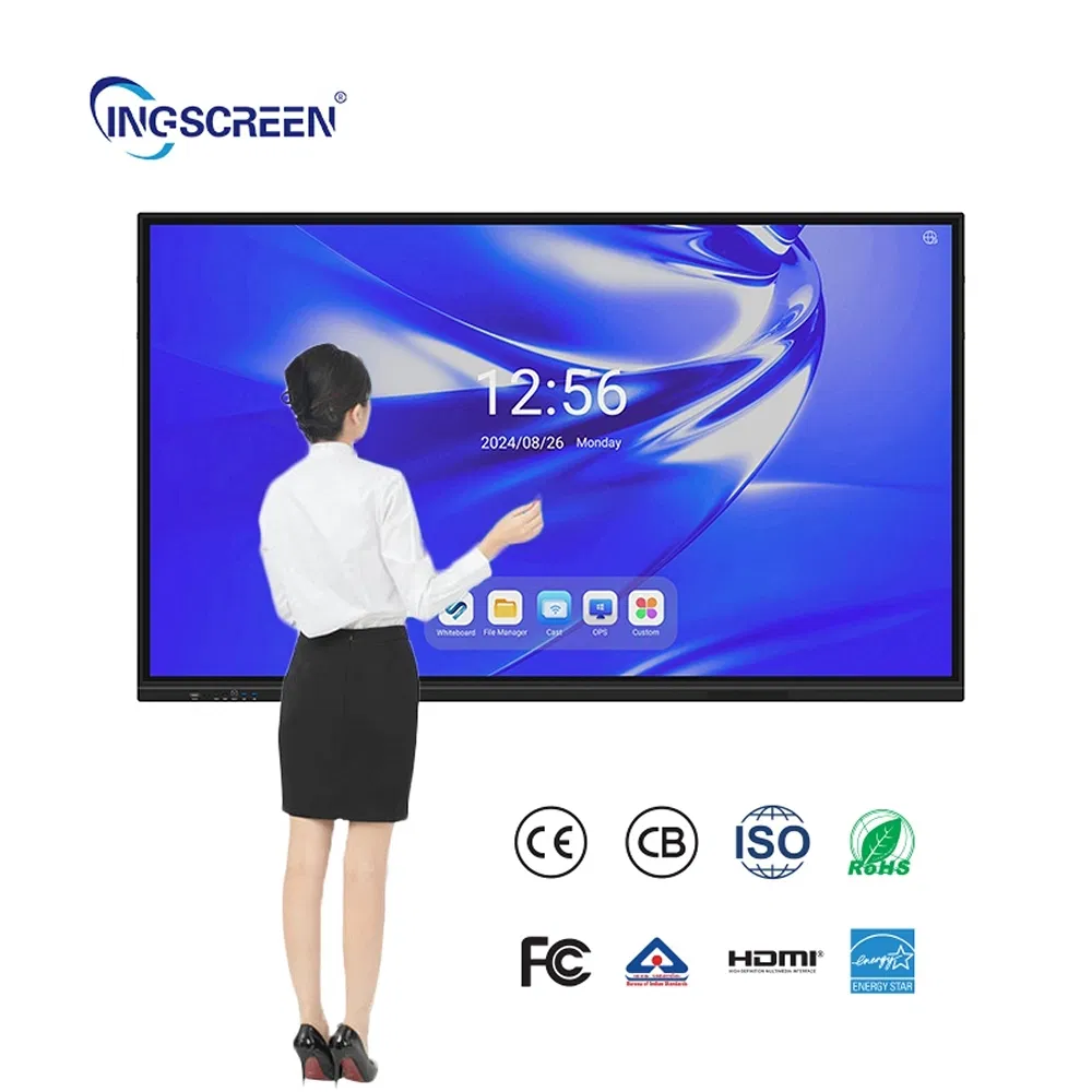 Long Life Lightweight OEM ODM Custom All-in-One Smart Digital Interactive Whiteboard