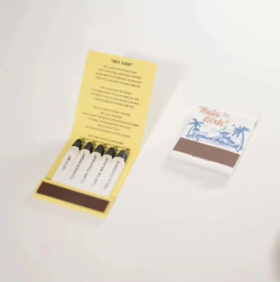 New Hotel Advertising Available Matchbox Manufacturers Processing Customized Advertising Bright Match Book