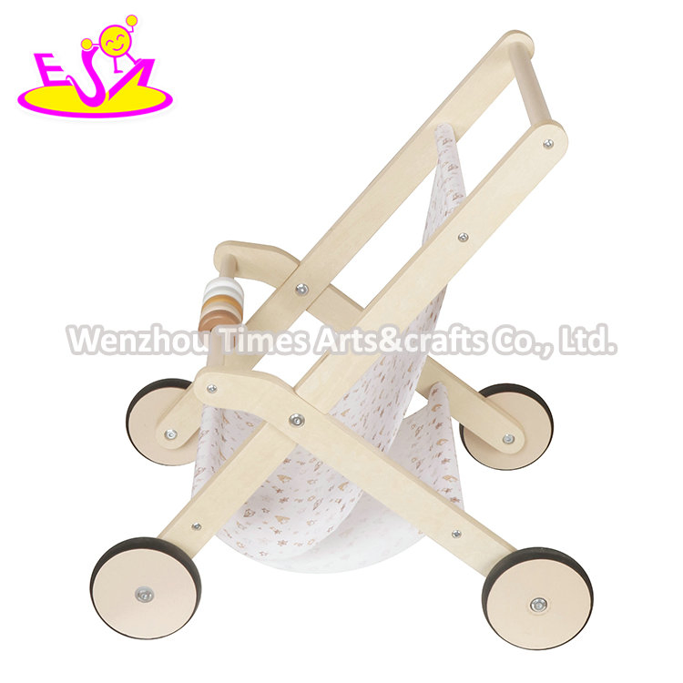 2026 Wholesale Kids Pretend Play Set Wooden Doll Stroller Toy for Daycare & Home W16e331b