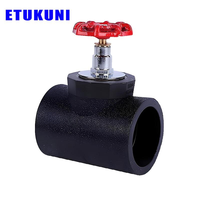Factory of PE Pipe Receiving Plug Plastic Pipe Fitting Elbow / Tee / Straight