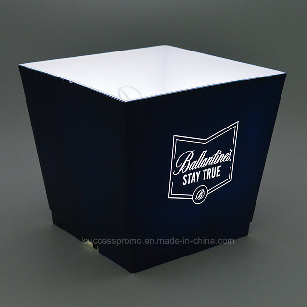 Wholesale Light up White LED Ice Bucket for Promotion Purpose