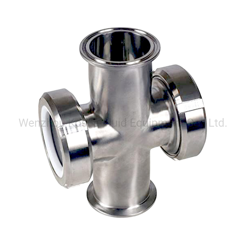 DIN SMS Rjt Union Type Sanitary Straight Sight Glass