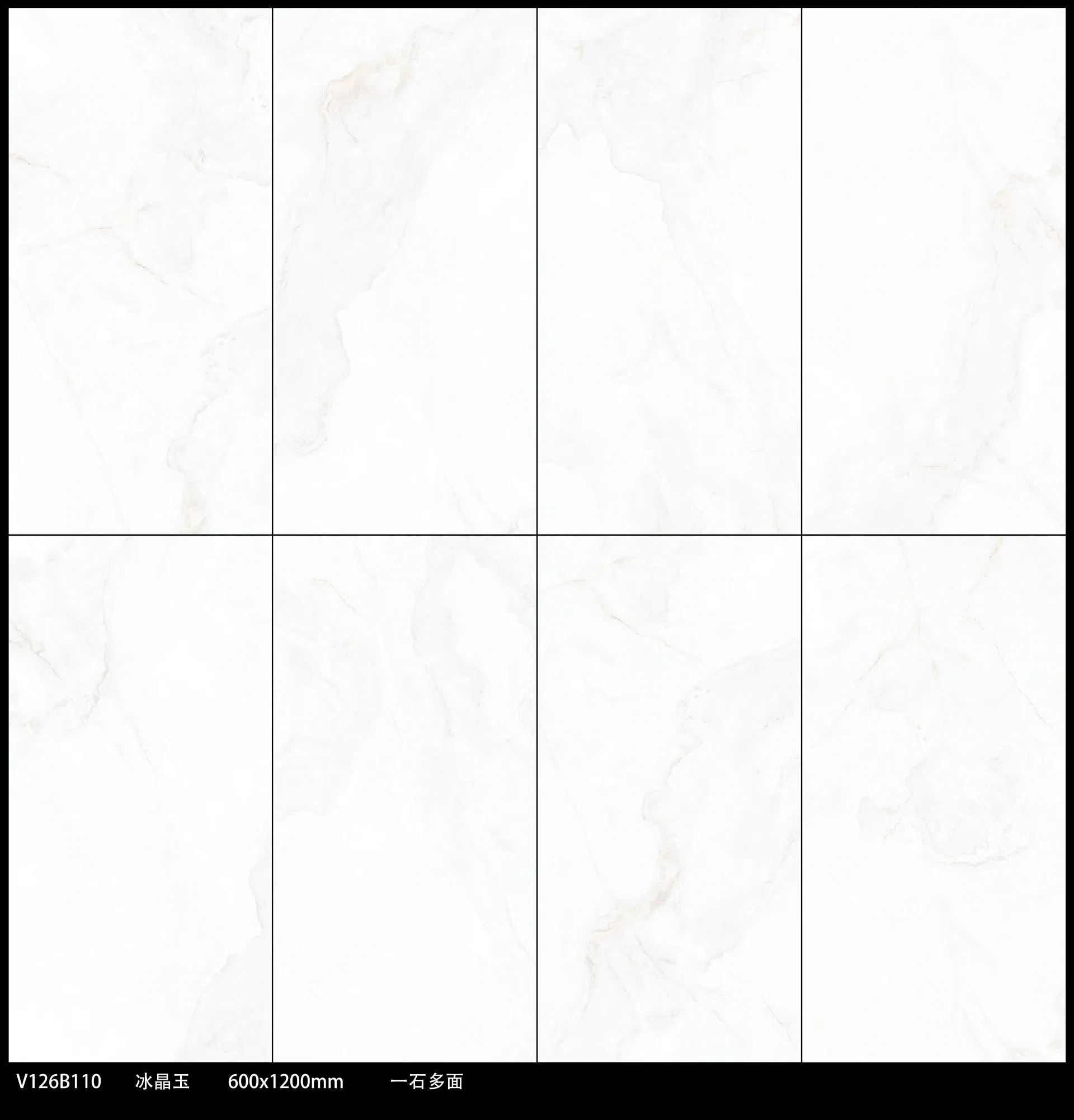 Recommend New White Wall Tile Design Glazed Polished Price Classical Style Non-Slip Floor Kitchen Floor Ceramic Tiles