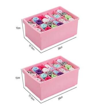 Household Plastic Clothes Storage Box with Lid and Grid