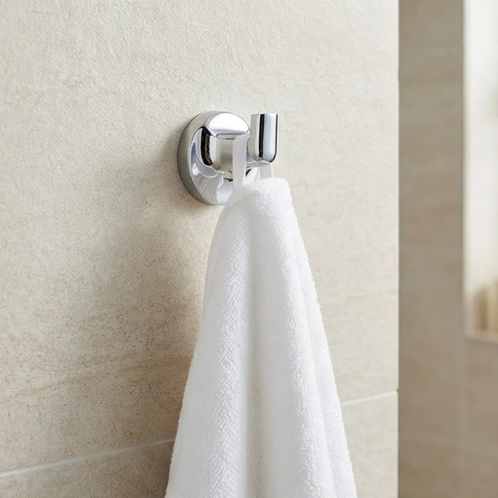 Крючок для ванной из нержавеющей стали, черный