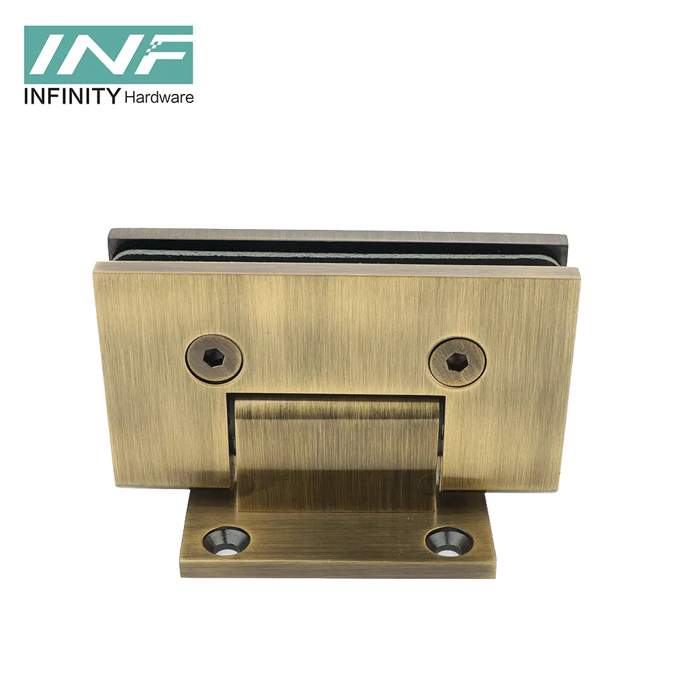 Hot Sale Brass Stainless Steel 304 Mirror Polish Glass to Wall Shower Door Hinge