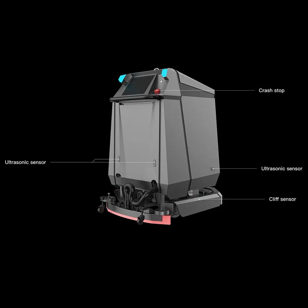 Auto Charging Smart Industrial Commercial Floor Scrubber Cleaner Autonomous Cleaning Equipment Robots
