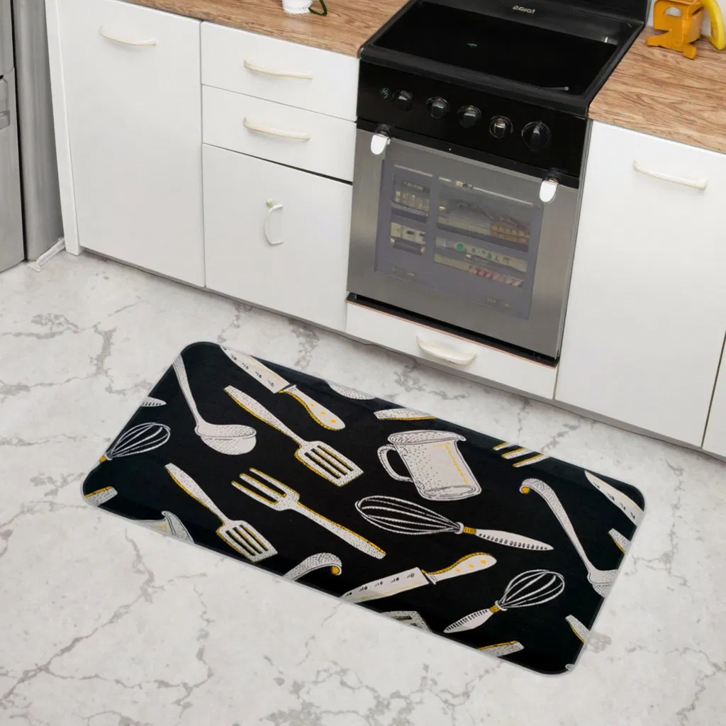 Premium Stylish Soft Durable Waterproof Non-Slip PVC Anti-Stress Kitchen Rugs for Comfort and Style