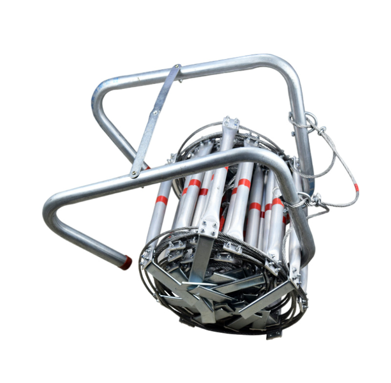 20m Factory Direct Sale Aluminum Alloy Fire Escape Ladder Aluminum Alloy Fire Fighting Window Escape Ladder
