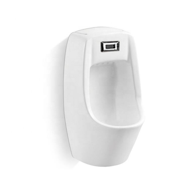 Wholesale Yellow Pattern Ceramic Small Size Urinal for Kids with Automatic Sensor