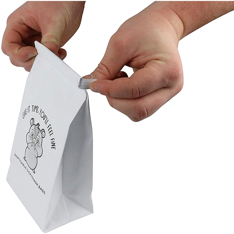 Air Sickness Bag Vomit Kraft Paper Bag