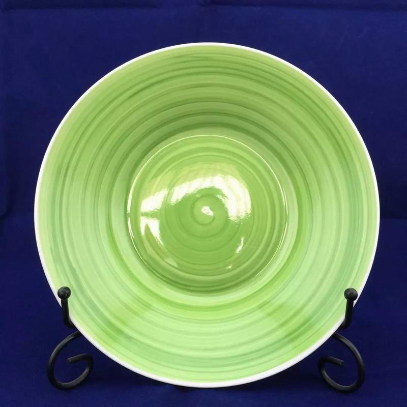 8"Soup Dessert Plate Color Line Porcelainware Ceramics Tableware