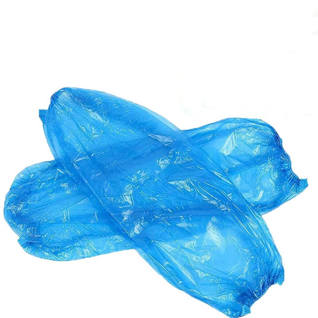Disposable Waterproof Oversleeves for Arms, Oversleeves Protector for Cooking, Oilproof Arm Sleeves Covers, PVC Butcher Sleeve for Dish Washing, Gardening, Clea