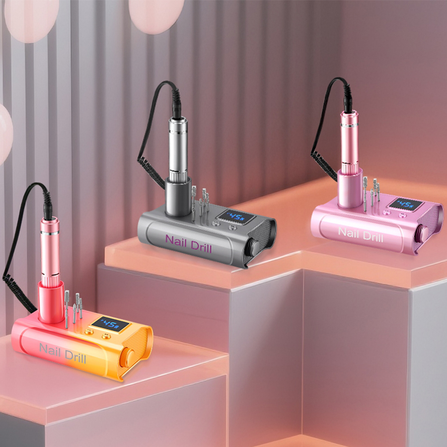 Duofu Nail Grinder Portable High Power Cordless Nail Polish Machine