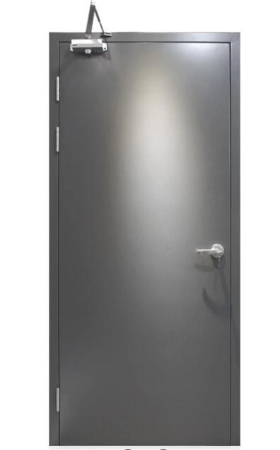 Strong Galvanized Steel Material Fire Rated Door with 90 Minutes