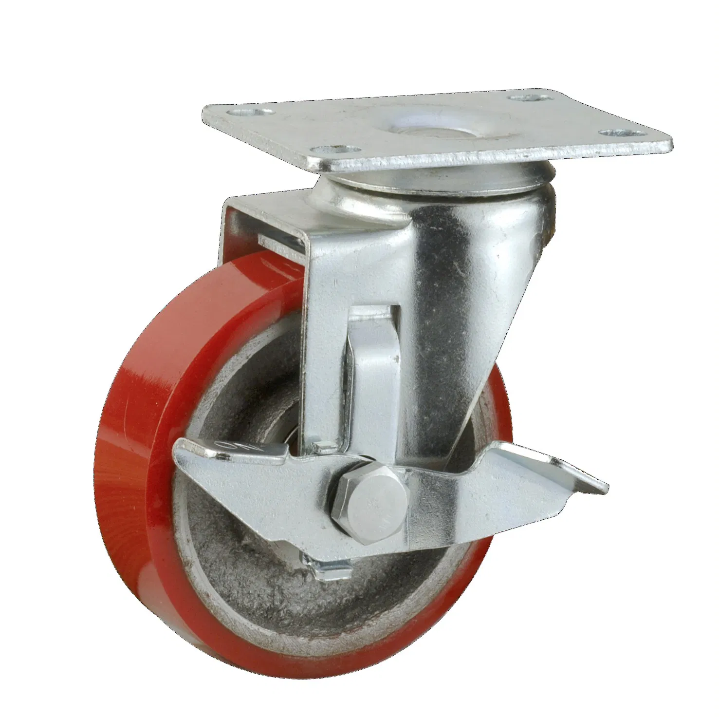 M16 Medium Duty Type Fixed/Swivel/Brake/Threaded Stem/Bolt Hole Cast Iron Wheel Caster