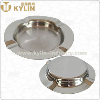 Promotional Low Price Mini Shape Stainless Steel Office Home Ashtray Bin