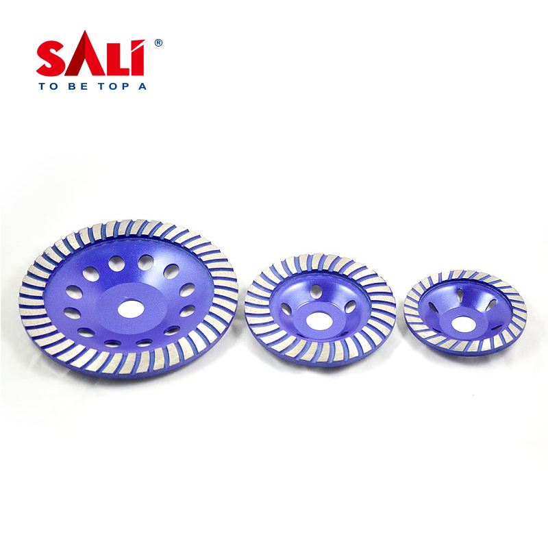 Sali Manufacture Sintered 20mm Segment Diamond Turbo Cup Grinding Cup Wheel