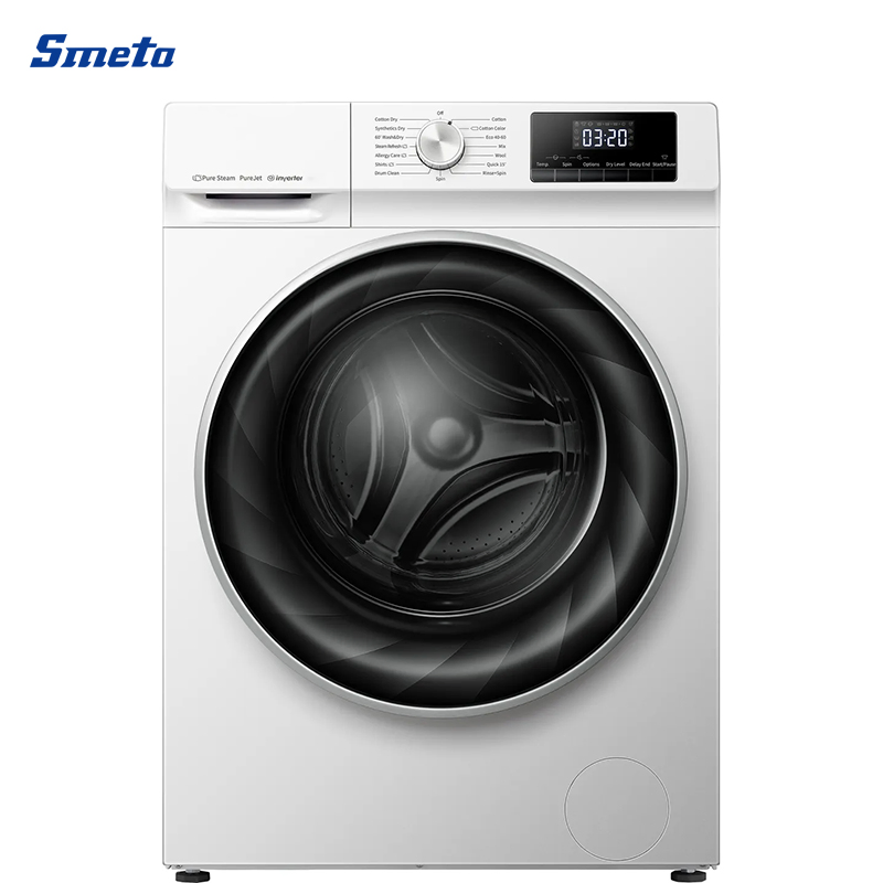 Smeta Home Use Portable 10kg Automatic Front Loading Laundry Cleaning Washer Washing Machine