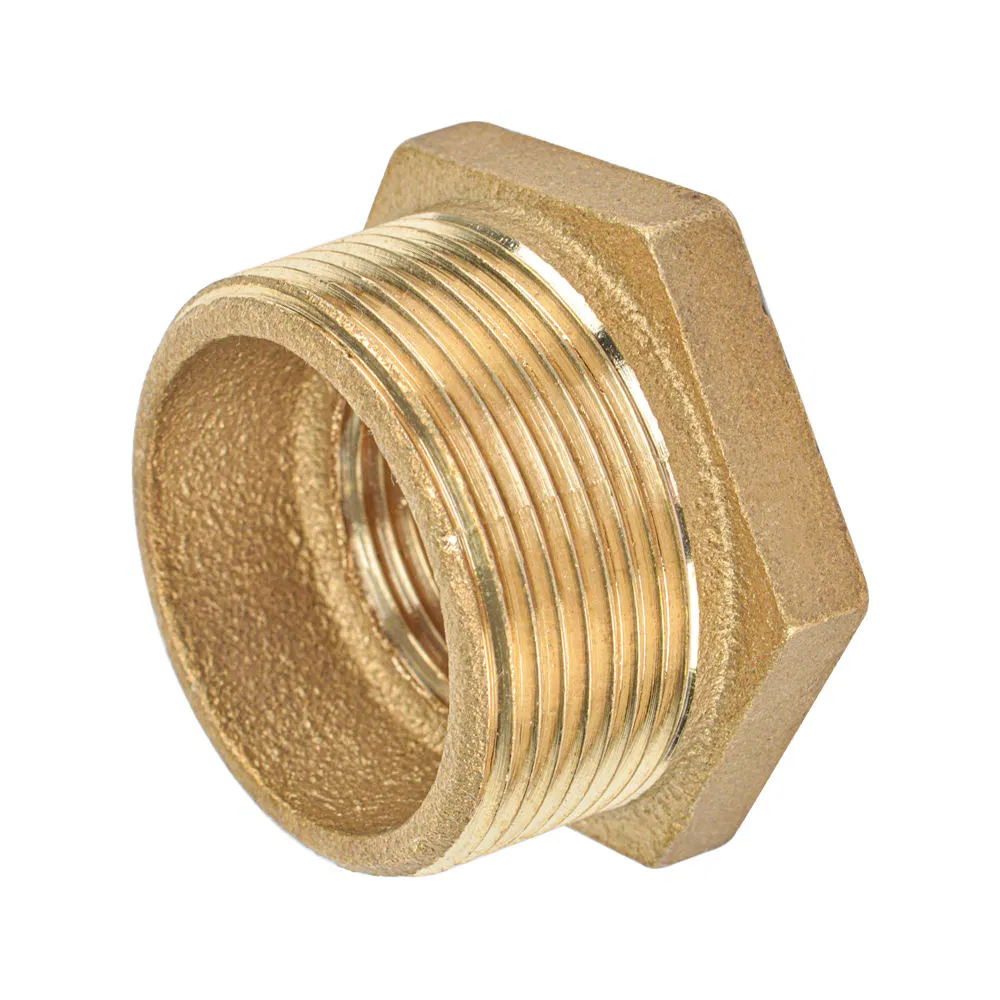 NPT Thread Forged Brass Brass Bush Pipe Fittings