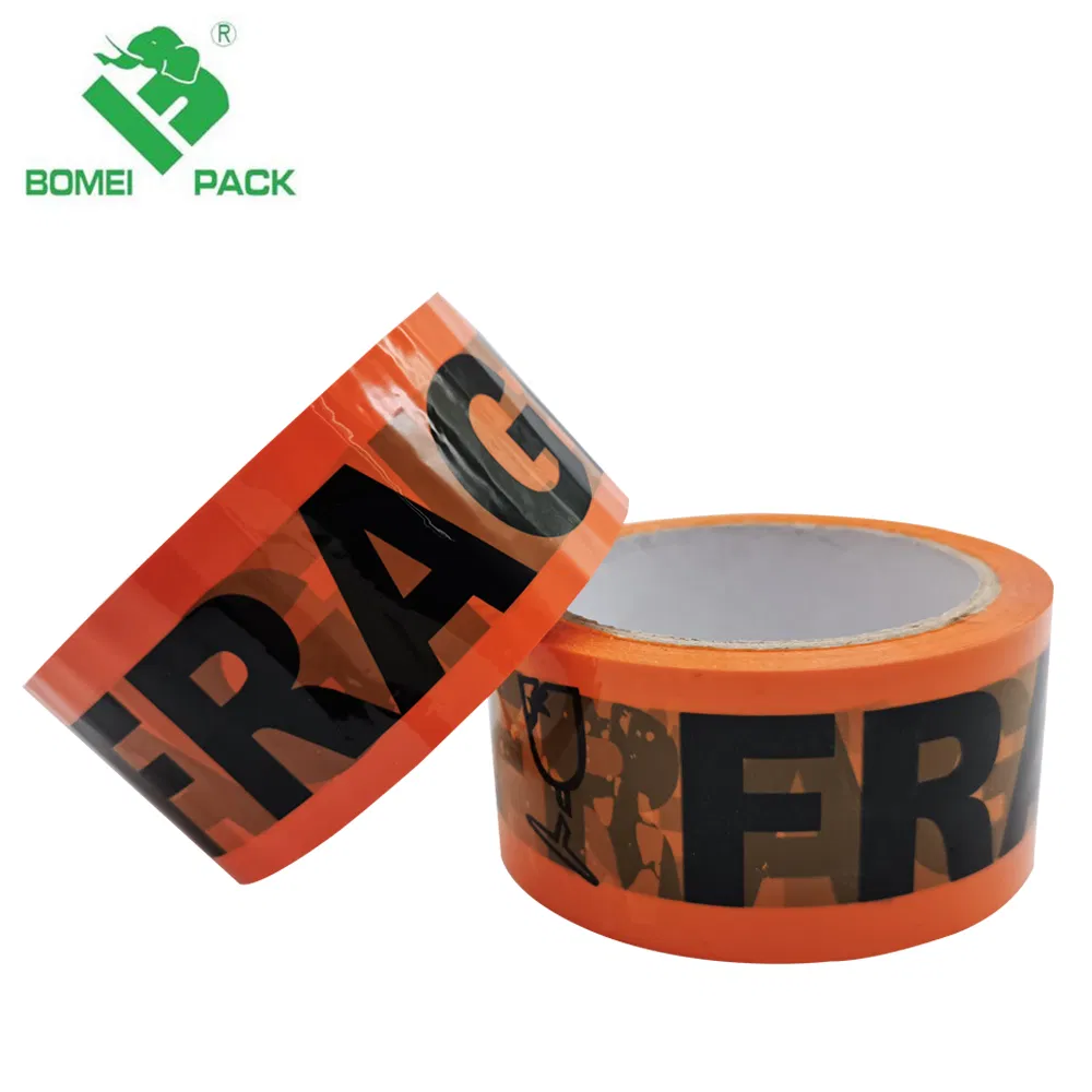 Fragile Printing BOPP Packing Sealing Tape for Warning