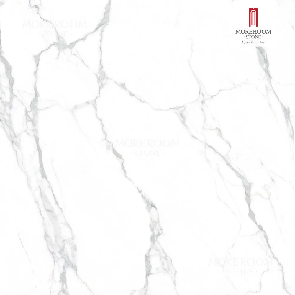 Porcelain Slab Statuario Diamante Marble Tiles for Bright and Airy Interior Spaces