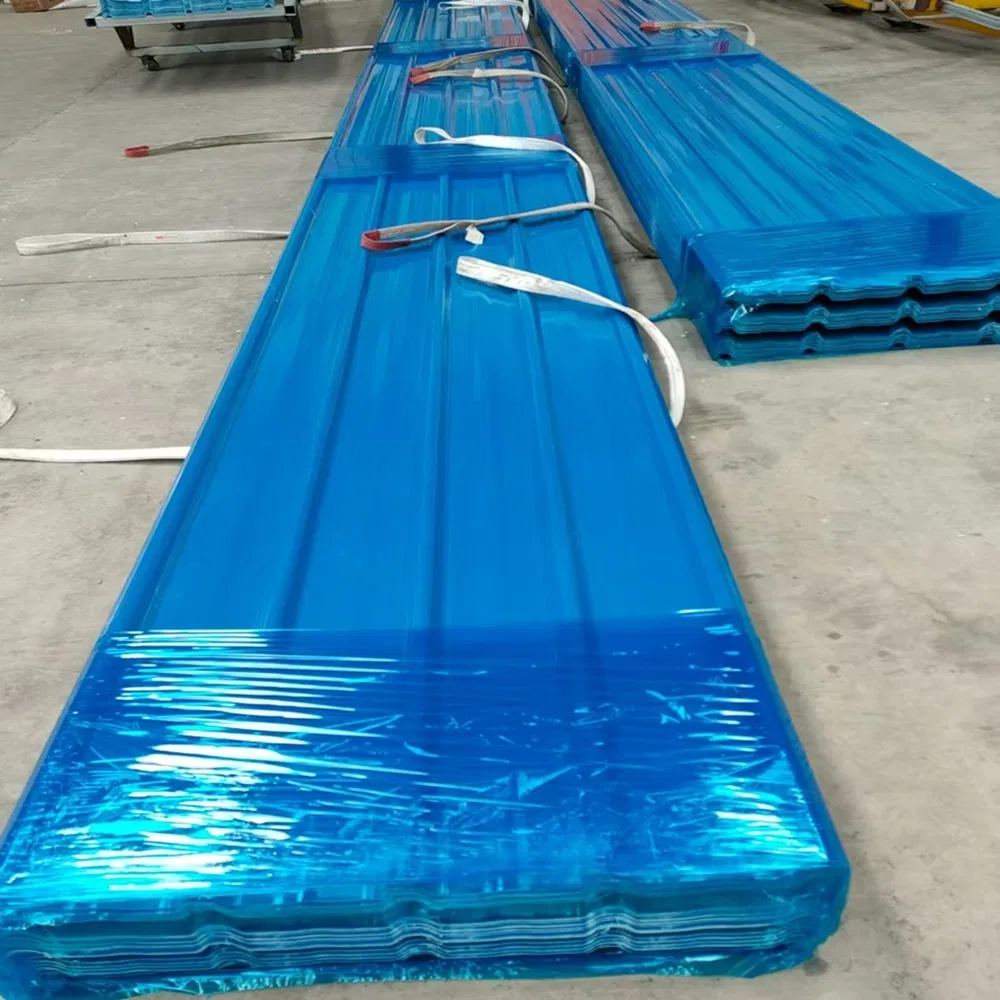 Corrugated FRP Sheets Box Rib for Roof Covering Fiberglass Roof Cover