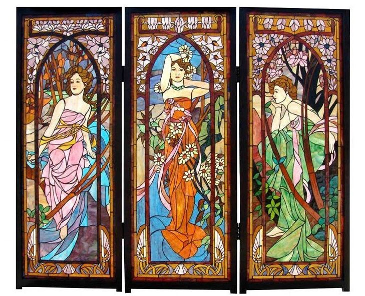 Modern Tiffany Stained Window Glass Decorative Glass for Church Decoration