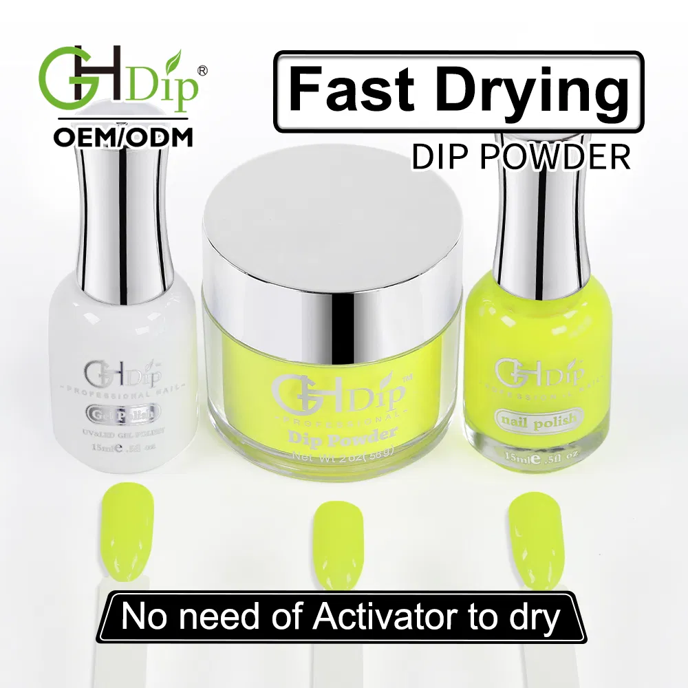 Fast Drying Dipping Powder Color Match Gel and Lacquer