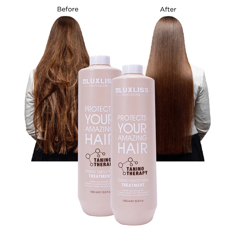 Luxliss Private Label Straight Smoothening Hair Care Cream Tanino Hair Treatment Products