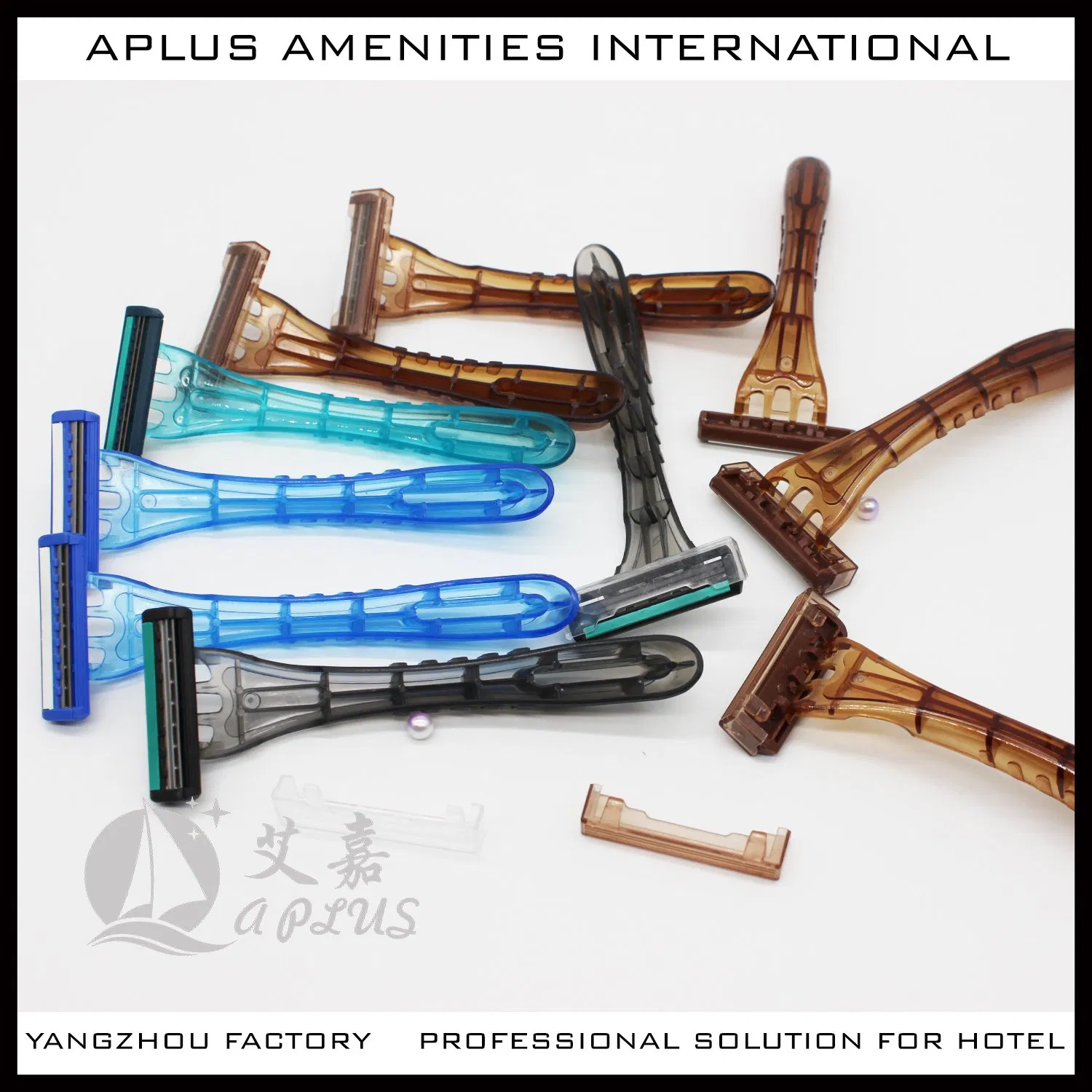 Four Colors Disposable Hotel Razor 06