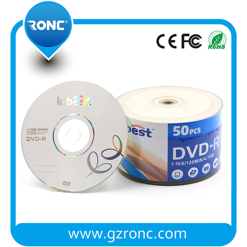 Чистые DVD-R диски 16X, 4.7 ГБ