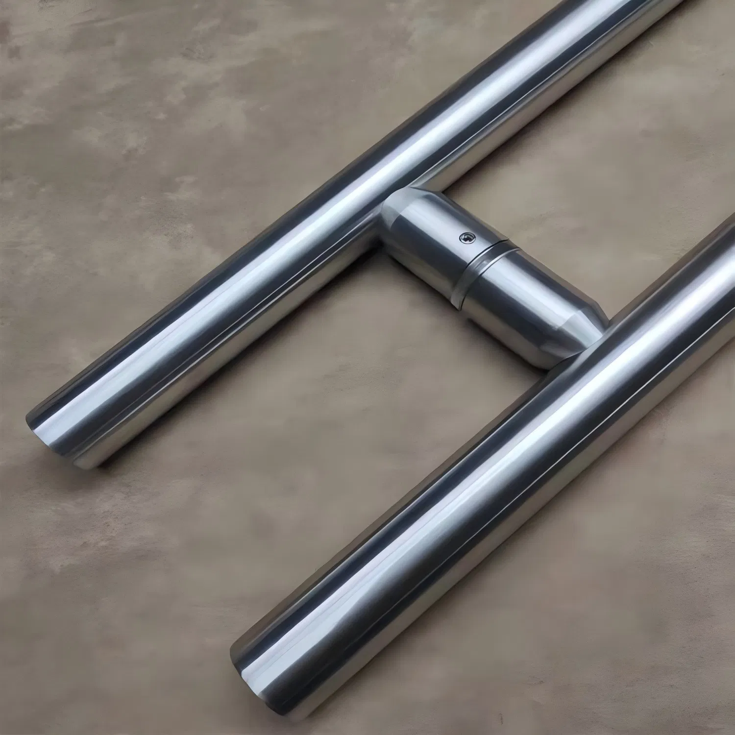 High-End Custom H-Shaped Stainless Steel Door Handle Offset Door Handle